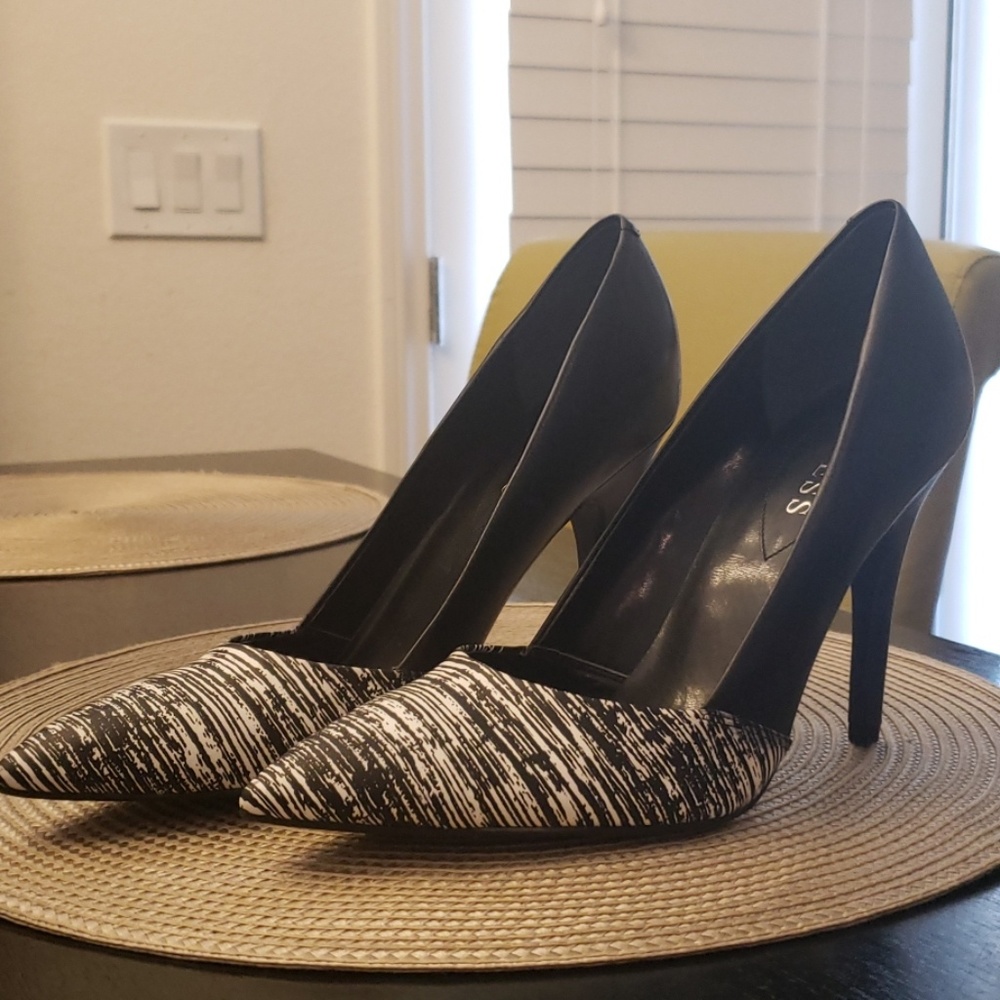 Black and White Heels